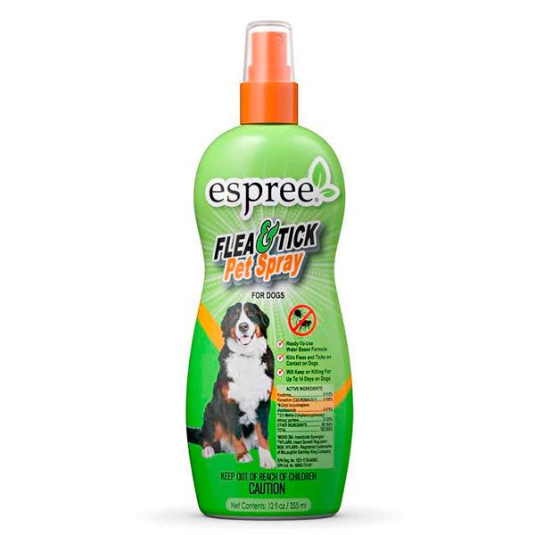 Спрей від бліх і кліщів Espree Flea  Tick Pet Spray для собак, 355 мл 
