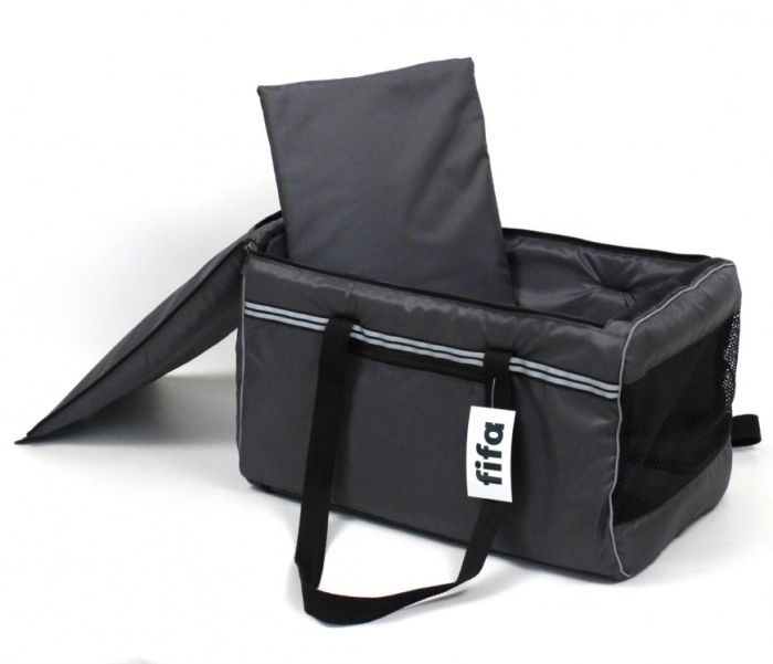 Сумка Хеппі сіра, 46х28х26 см 