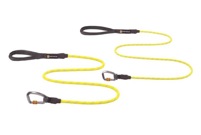 Рефлекторний повідець канат для собак Ruffwear Knot-a-Leash™ S 1,5 м / 7 мм Желтый