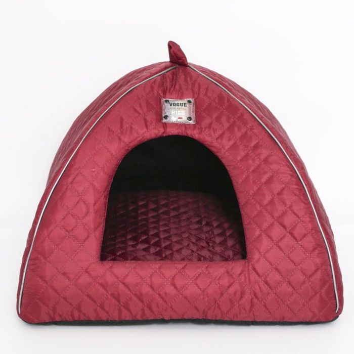 Будиночок для тварин Юрта 2 паянка з ребрами жорсткості 3943  43см Коричневий