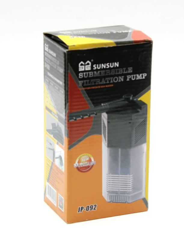 Фільтр кутовий Sun-Sun JP - 092, 3вт, 250лгод, на 50л 