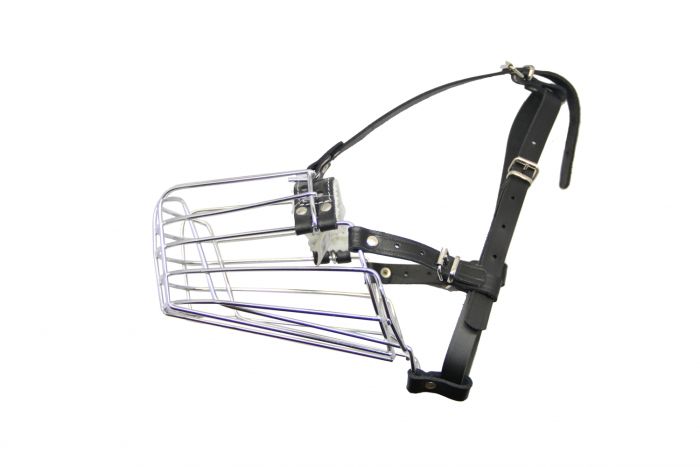 Намордник металевий посилений 1 для вівчарки 34см, Лорі 