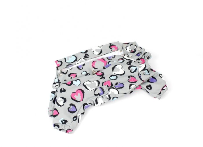 Дощовик Лірика Для собак, плащівка без підкладки унісекс S (А 29В 40-45 см.)