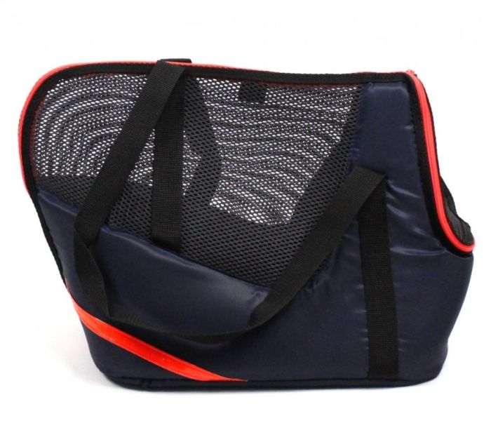 Сумка Крос синя (помаранчева смуга) 35х31х23 см