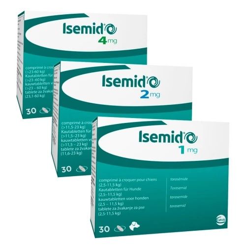 Таблетки Ісемід (торасемід) Сівба для лікування застійної серцевої недостатності 30 4-6 кг