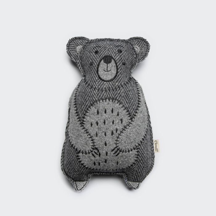 М'яка іграшка для собак Cloud7 Toy Bear Bruno Сірий One Size
