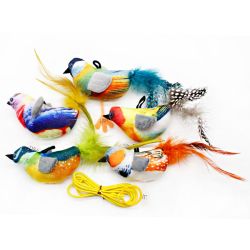 Пташка на резинці зі звуком 