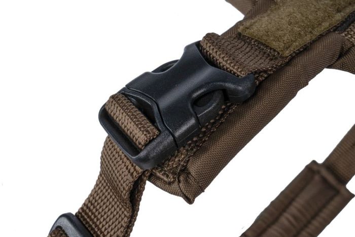 Подовжена шлейка для собак Line harness long WD Non-stop dogwear Оливковий 4