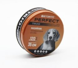 Нашийник Перфект Тріо Ветсинтез Для Собак Помаранчевий 35 см. 