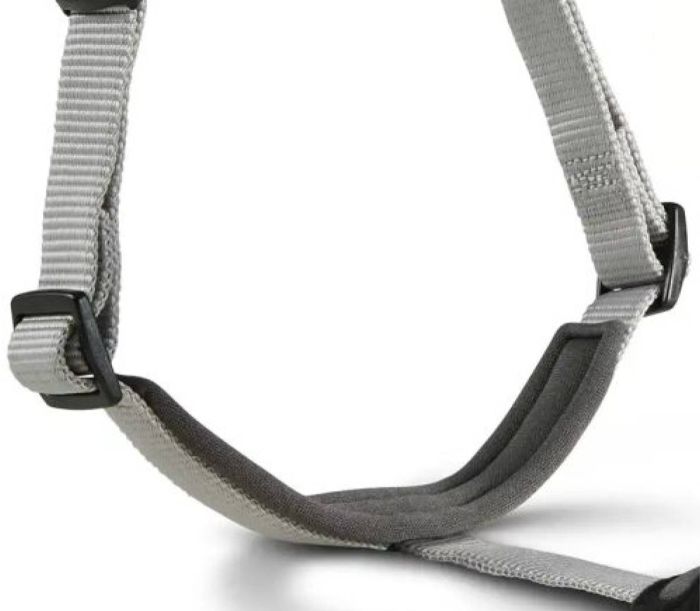 Шлейка для собак пом'якшена Wolters Professional Comfort 5 70-85 см / 35 мм Сріблястий