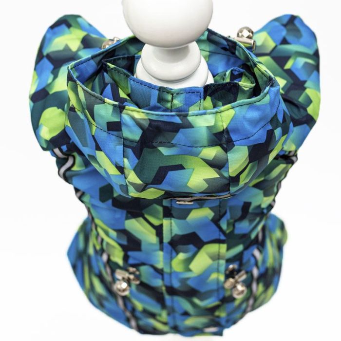 Стільники комбінезон для собак хлопчиків велсофт без силікону M1