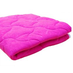 Пелюшка для собак багаторазова мікровелюр 65  65 см Малина