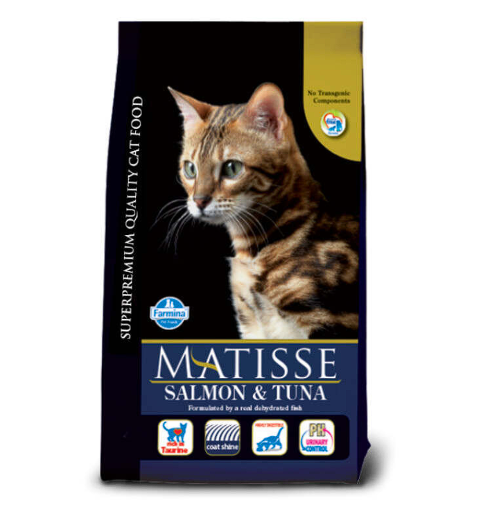 Сухий корм Farmina Matisse Neutered Salmon для стерилізованих котів, з лососем, 400 г  Фарміна кет сух MATISSE SALMON  TUNA з лососем та тунцем 400 г 16119