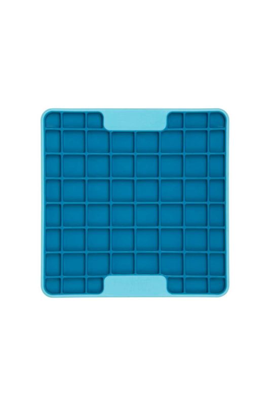 Лизальний килимок антистрес для маленьких собак собак LickiMat Mini Tuff Playdate Turquoise, тверда основа