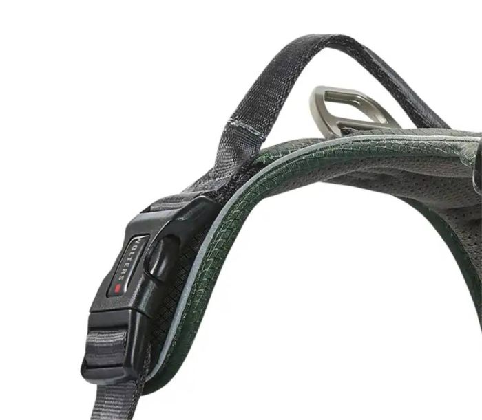 Шлейка для собак пом'якшена з ручкою Wolters Active Pro Comfort 5 60-75 см Зелений