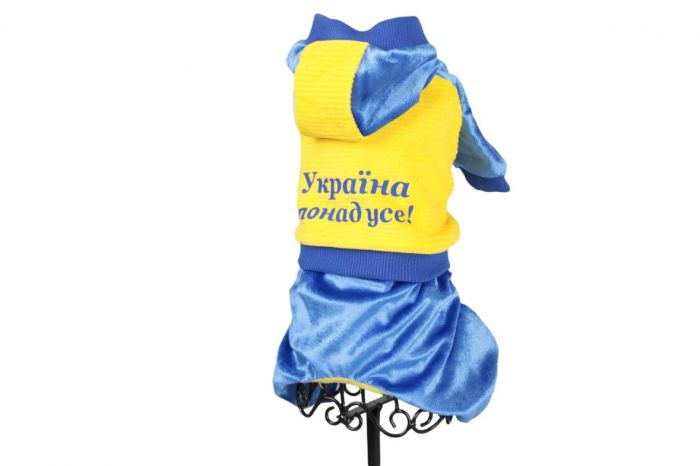 Перемога комбінезон для собак хлопчиків велюр S2