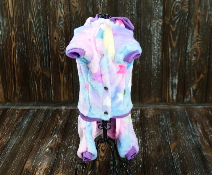 Всесвіт комбінезон для собак дівчаток махровий S