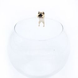 Декор для акваріума собака, 4 см 