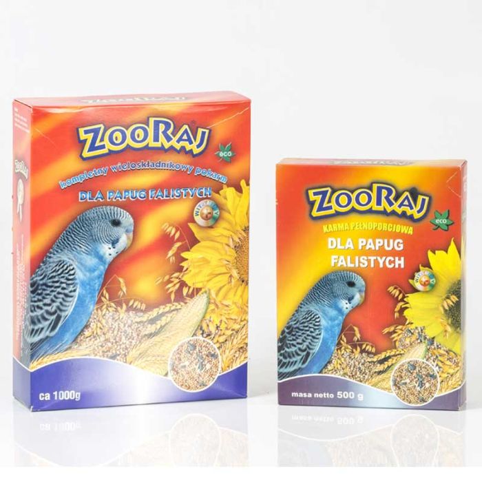 Корм для папуг хвилястих Zooraj 1л