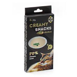 Ласощі для котів Lucky Star Пюре з мяса курки, 6х10 г 