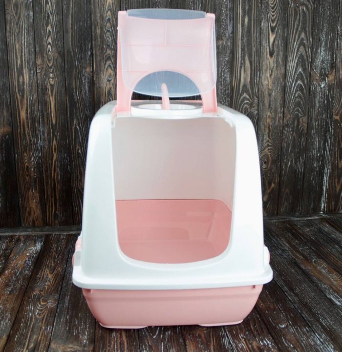 Туалет для котів будка 503740 см Чорничний