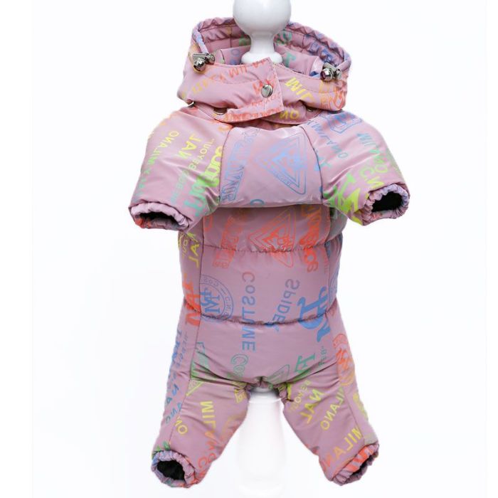 Альфа комбінезон на силіконі для собак дівчаток хутро S