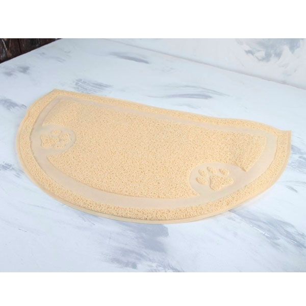 Килимок часточка з лапками 3660см Сірий