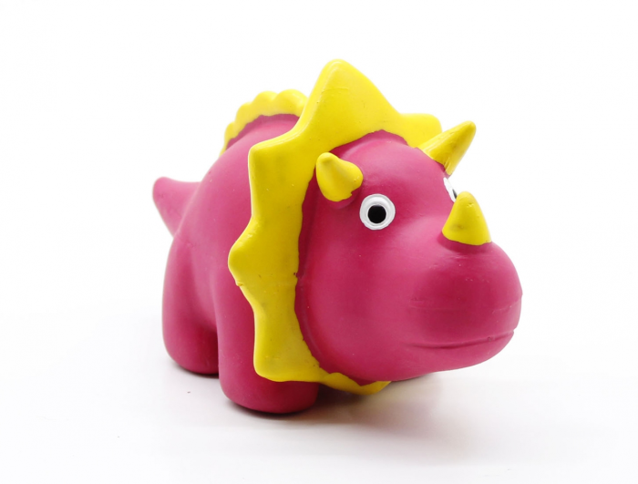 Динозаврик латексний 14 см, PH-259 Рожевий