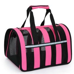 Сумка-переноска для тварин рожева 49  28 см