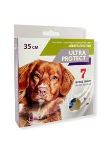 Ultra Protect-протипаразитарний нашийник для собак 35 см, Palladium синій