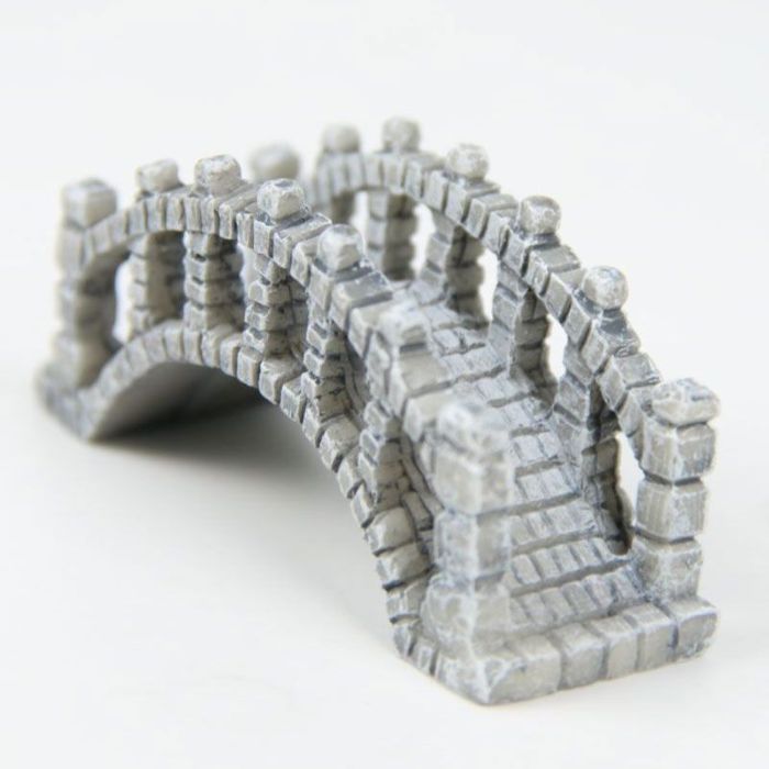 Декор для акваріума місток маленький 7, 5х3х4 см 212А  В 