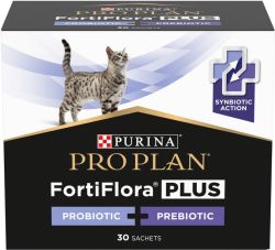АКЦІЯ Pro Plan FortiFlora Plus пробіотик для котів та кошенят для підтримки нормальної мікрофлори кишечника 30 x 1.5 гр 