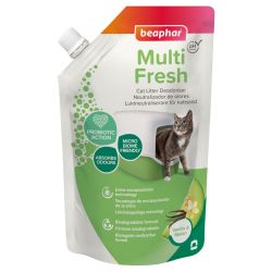Наповнювач-дезодорант для котячого туалету Beaphar Multi Fresh for Cats із запахом ванілі та дині, 400 г