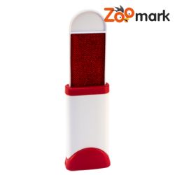 Щітка для чищення від шерсті мала червоно-блакитно-сіра 13,2  5,5 см 