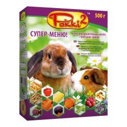 Корм Роккі-2 Суперменю для морських свинок і кроликів 500 г, Лорі 