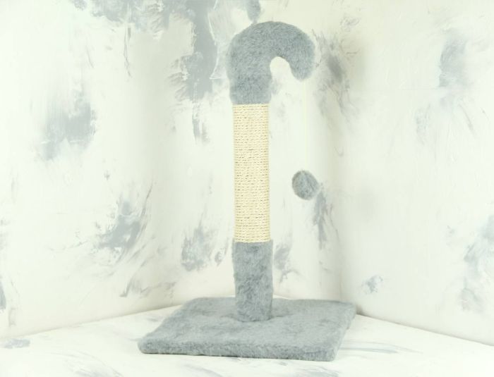 Когтеточка Гном, сизаль 37  37,см Сірий