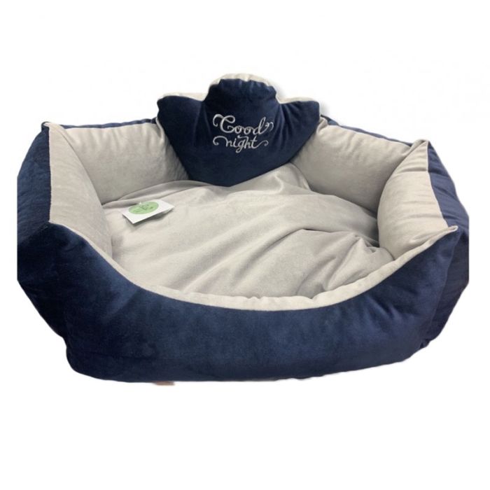 Лежак для тварин ніч 44х14х25 см Синій