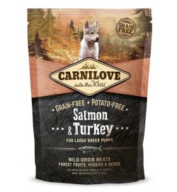 Сухий корм Carnilove SalmonTurkey Large Breed Puppy для цуценят великих порід, 1,5 кг 