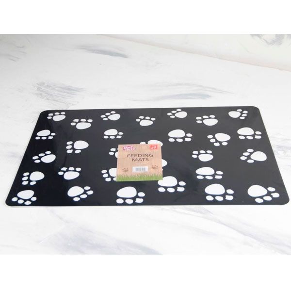 Килимок під миску для тварин 28х42 см Білий