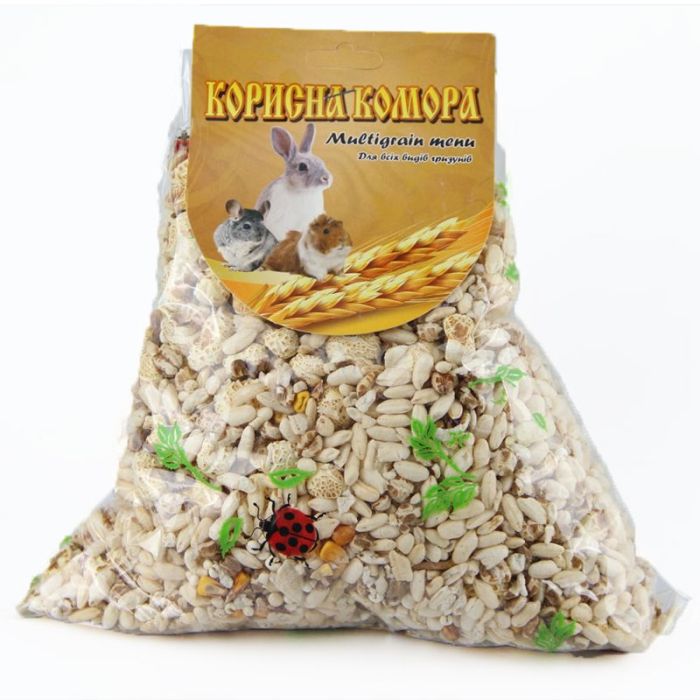 Корм Корисна комора MULTIGRAIN MENU для всіх видів гризунів 200гр 