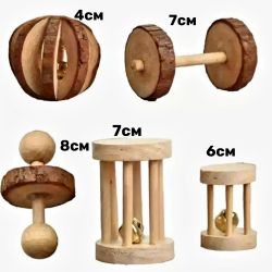Набір іграшок для гризунів 5 шт 