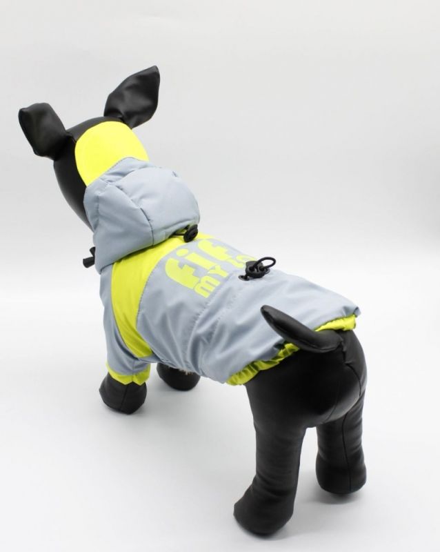 Орфей куртка з капюшоном блакитний з неоном, хлопчик. M (А34В до 54см)