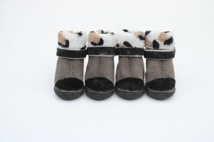 Взуття Замша з Хутром Сіре 2 (53,8 см)