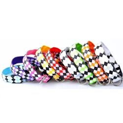 Нашийник LED Орнамент тканинний L (2,5 см  44-70см)