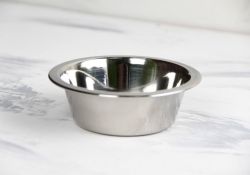Миска для собак метал 750мл  d16см