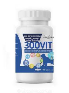Зоовіт вітамінно-мінеральний комплекс для дорослих собак середніх і великих порід з 1 року 100 таб 