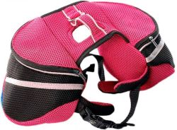 Похідна сумка-рюкзачок для собак m 50-70см Трояндовий