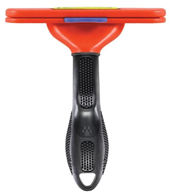 Фурмінатор з кнопкою для собак з короткою шерстю Розмір S (46 мм ширина леза)