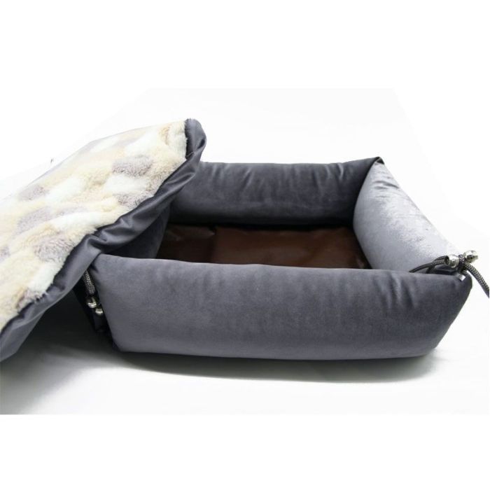 ЛЕЖАК ТРАНСФОРМЕР ЛЮКС замша сірий 3 530390155