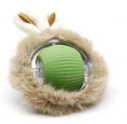 Мяч з пушком, інтерактивний, 5см  зелений